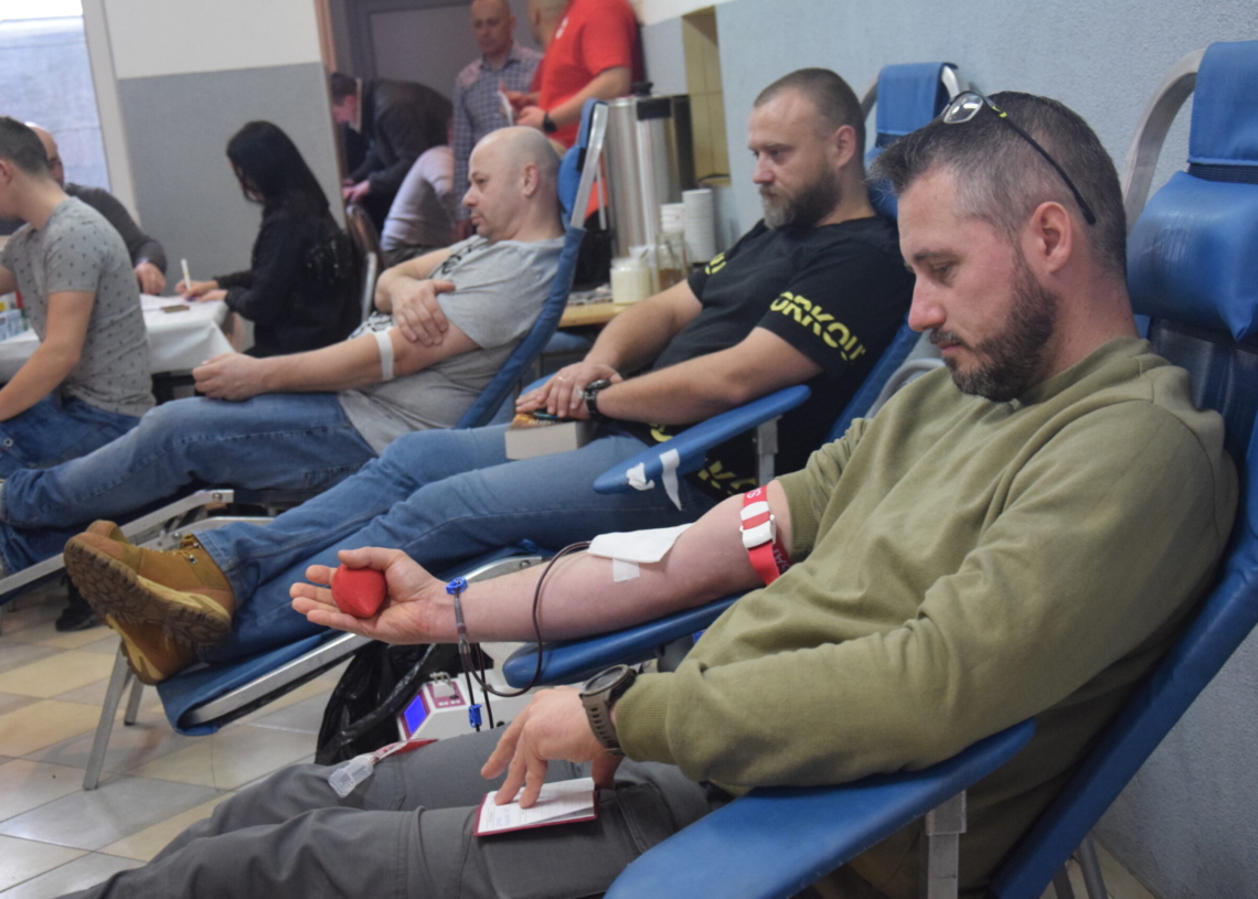 Zbiórka krwi w Sieradzu. Pomoc pacjentom IZCMP w Łodzi