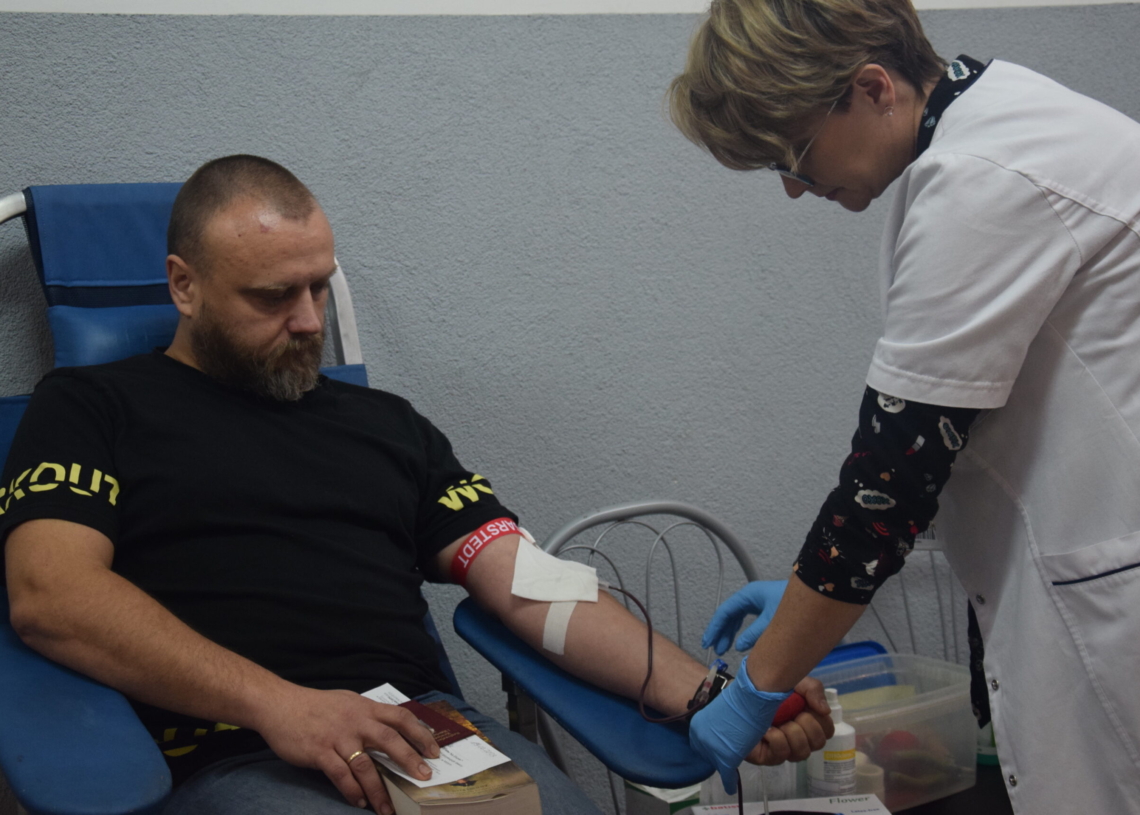 Zbiórka krwi w Sieradzu. Pomoc pacjentom IZCMP w Łodzi
