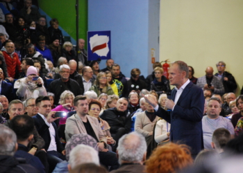 Donald Tusk w Pabianicach