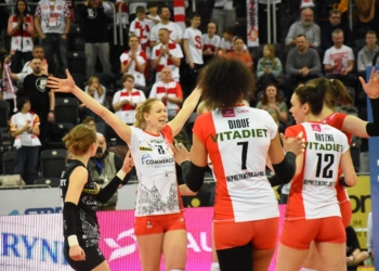 Siatkarki ŁKS-u Commercecon Łódź pokonały 3:0 Energę MKS Kalisz