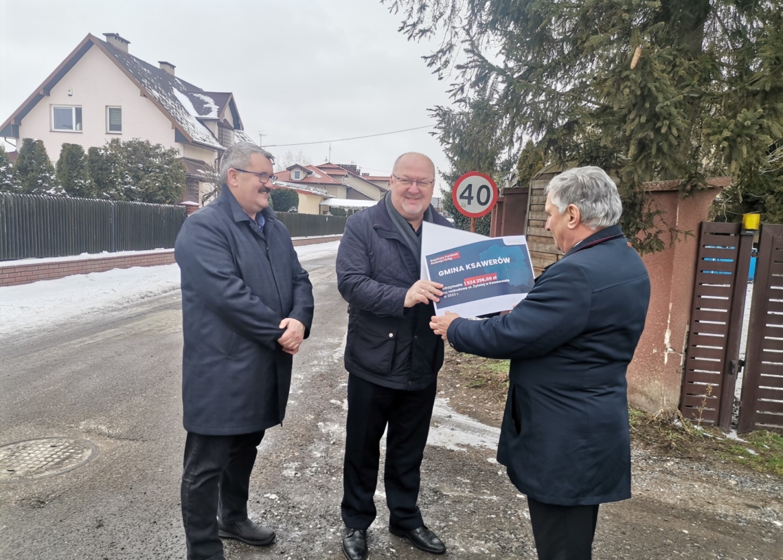 Remont dróg w gminie Ksawerów