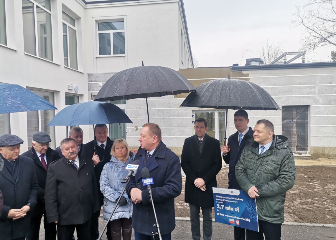 SPZOZ w Rawie Mazowieckiej otrzyma 2,7 mln zł na zakup nowego tomografu komputerowego [ZDJĘCIA]