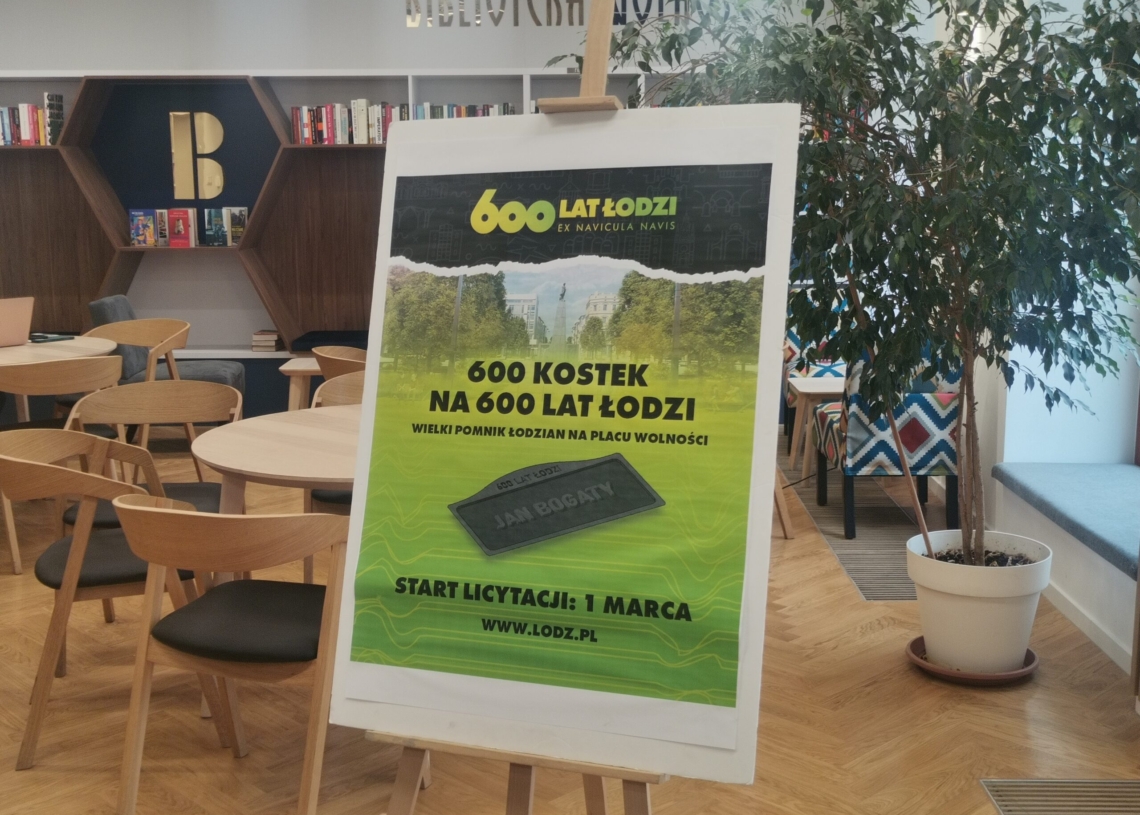 600-lecie Łodzi. Licytacja imiennych kostek, z których powstanie pomnik