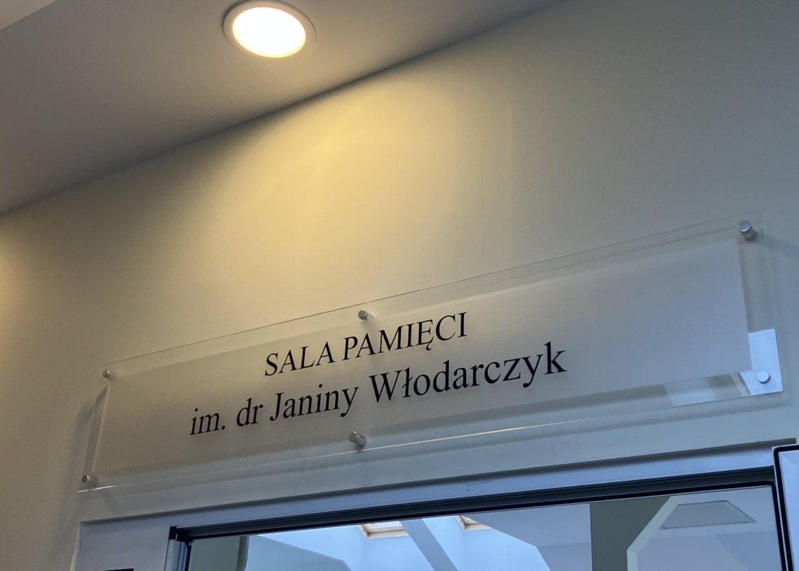 W Miejskim Centrum Medycznym im. Jonschera odsłonięto tablicę pamiątkową dr Janiny Włodarczyk