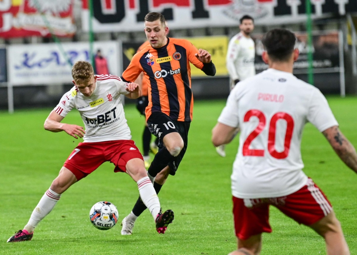 ŁKS Łódź - Chrobry Głogów 5:2. Emocji przy al. Unii nie brakowało