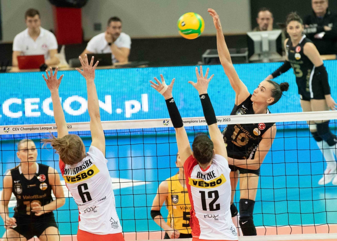 Liga Mistrzyń, ŁKS Commercecon Łódź - VakifBank Stambuł 0:3