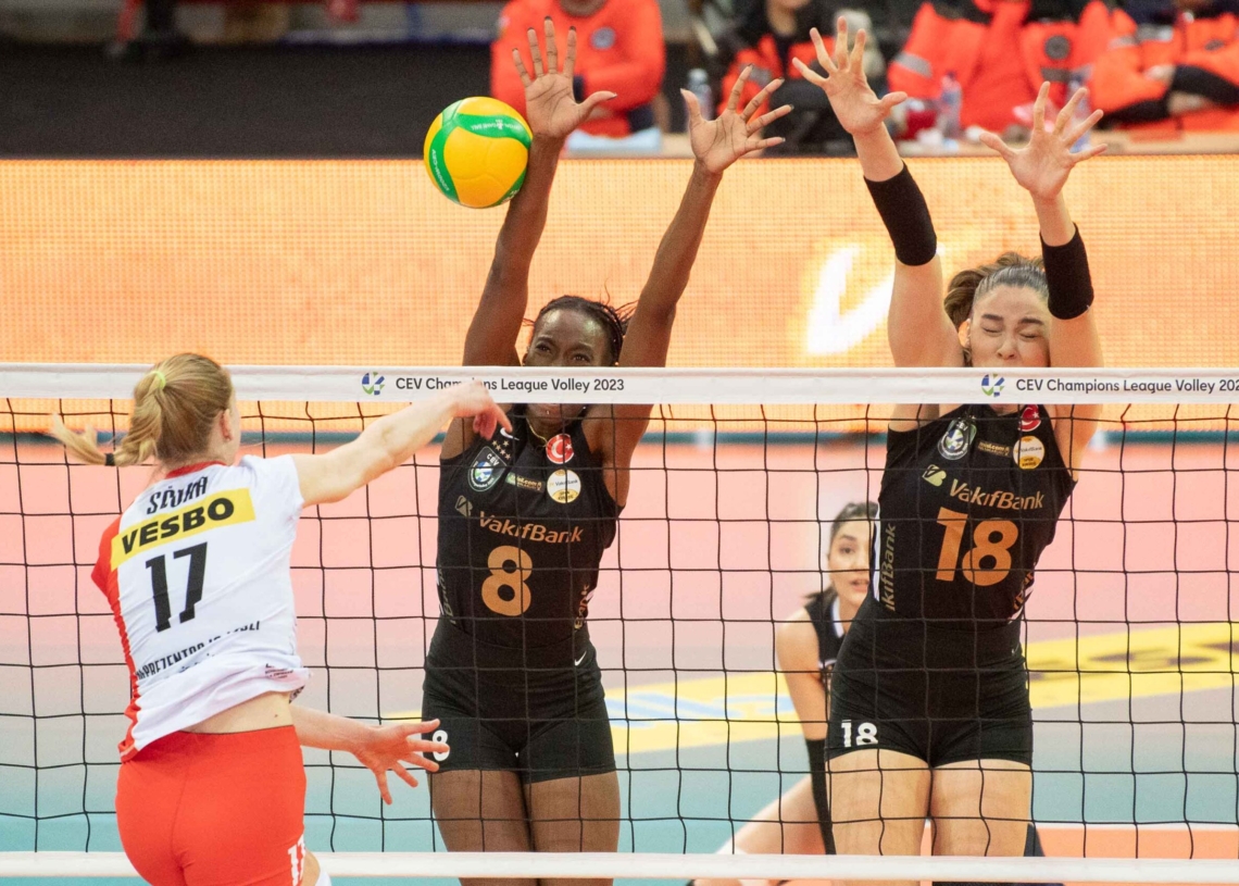 Liga Mistrzyń, ŁKS Commercecon Łódź - VakifBank Stambuł 0:3