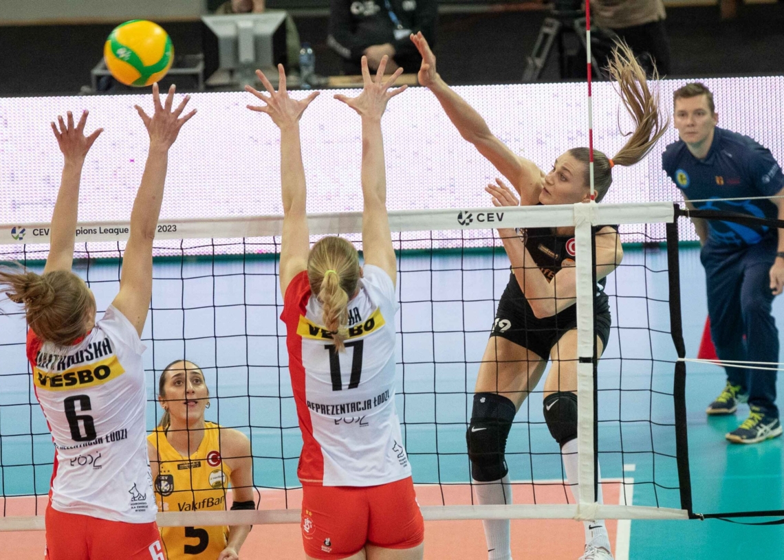 Liga Mistrzyń, ŁKS Commercecon Łódź - VakifBank Stambuł 0:3