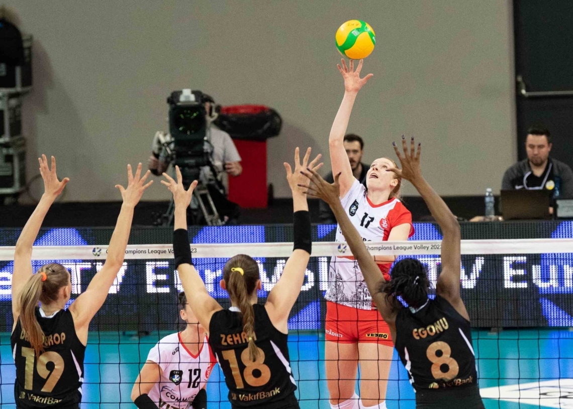 Liga Mistrzyń, ŁKS Commercecon Łódź - VakifBank Stambuł 0:3