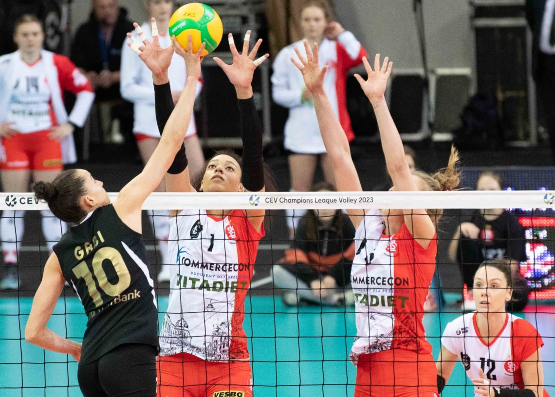 Liga Mistrzyń, ŁKS Commercecon Łódź - VakifBank Stambuł 0:3
