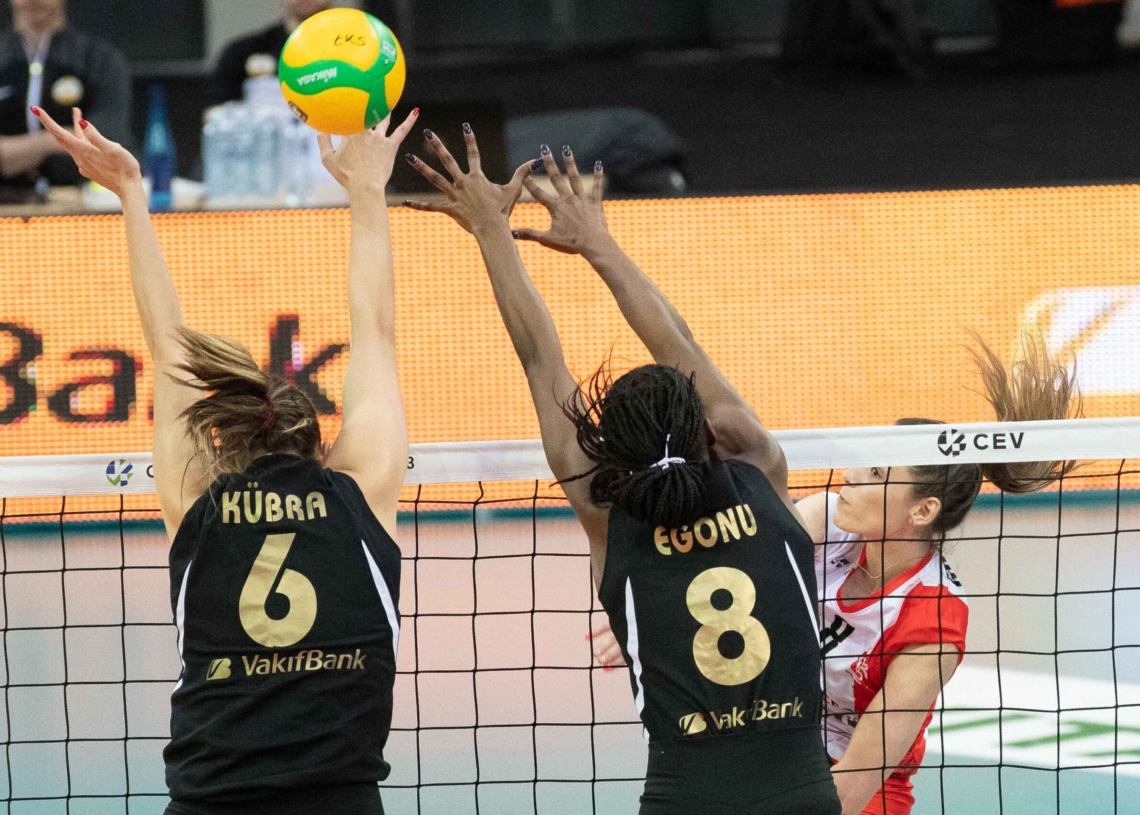 Liga Mistrzyń, ŁKS Commercecon Łódź - VakifBank Stambuł 0:3