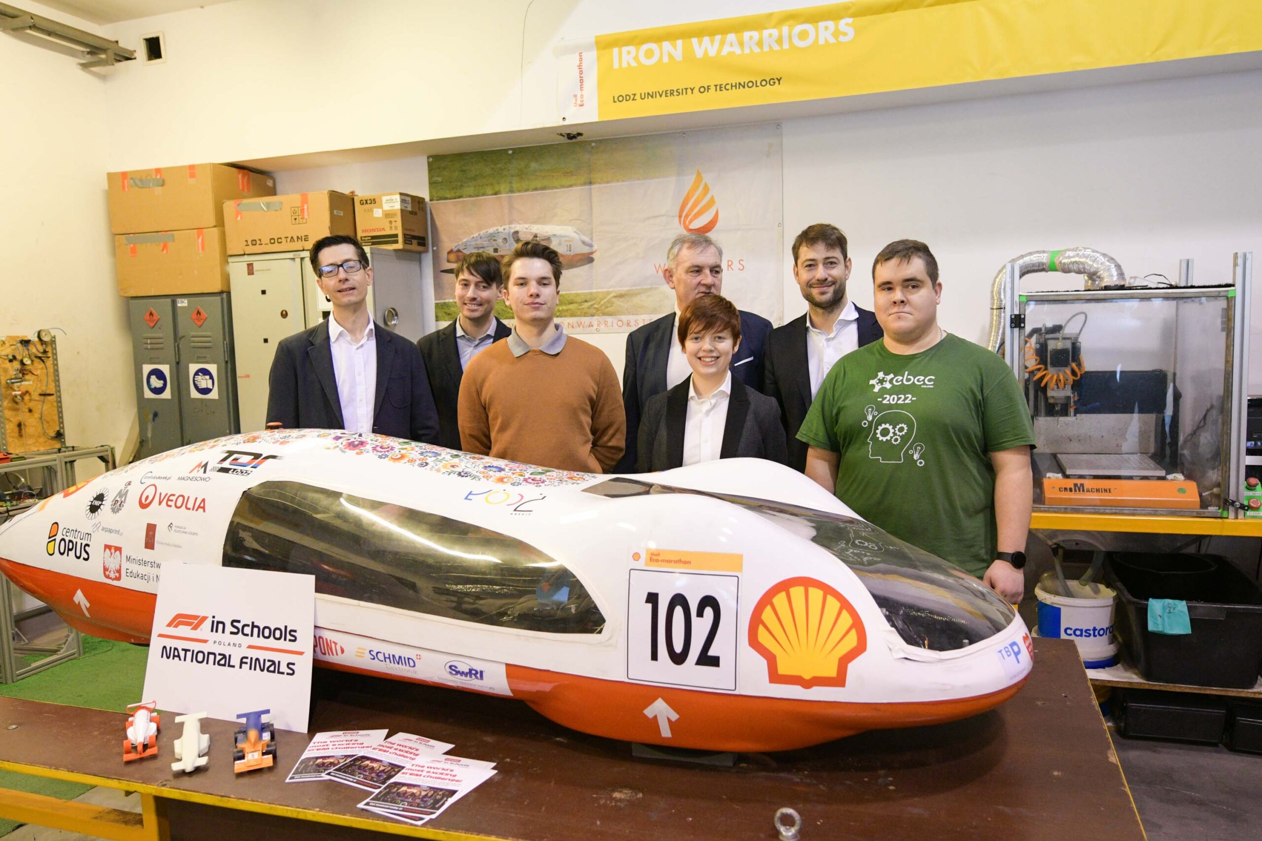 Bolid Iron Warriors na Politechnice Łódzkiej
