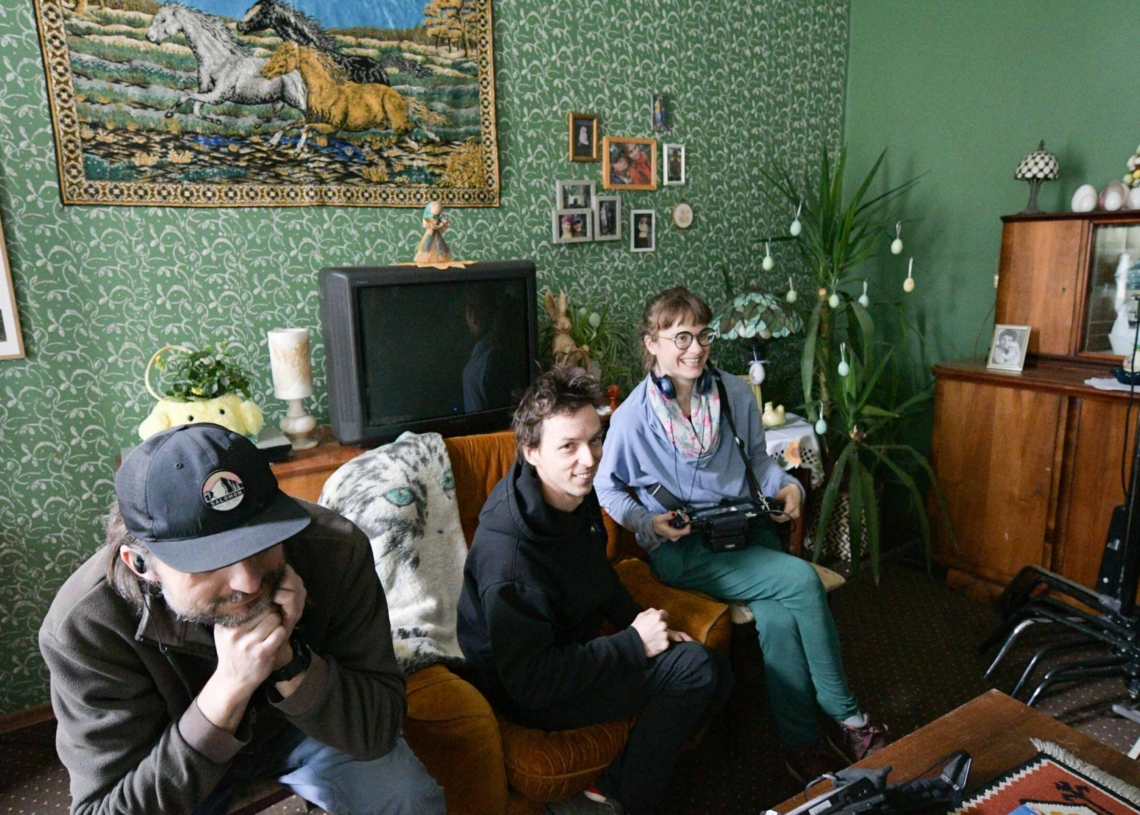Lany Poniedziałek - na planie filmu