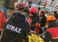Strażacy z Łodzi