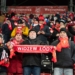 Doping kibiców w meczu Widzew Łódź - Jagiellonia Białystok