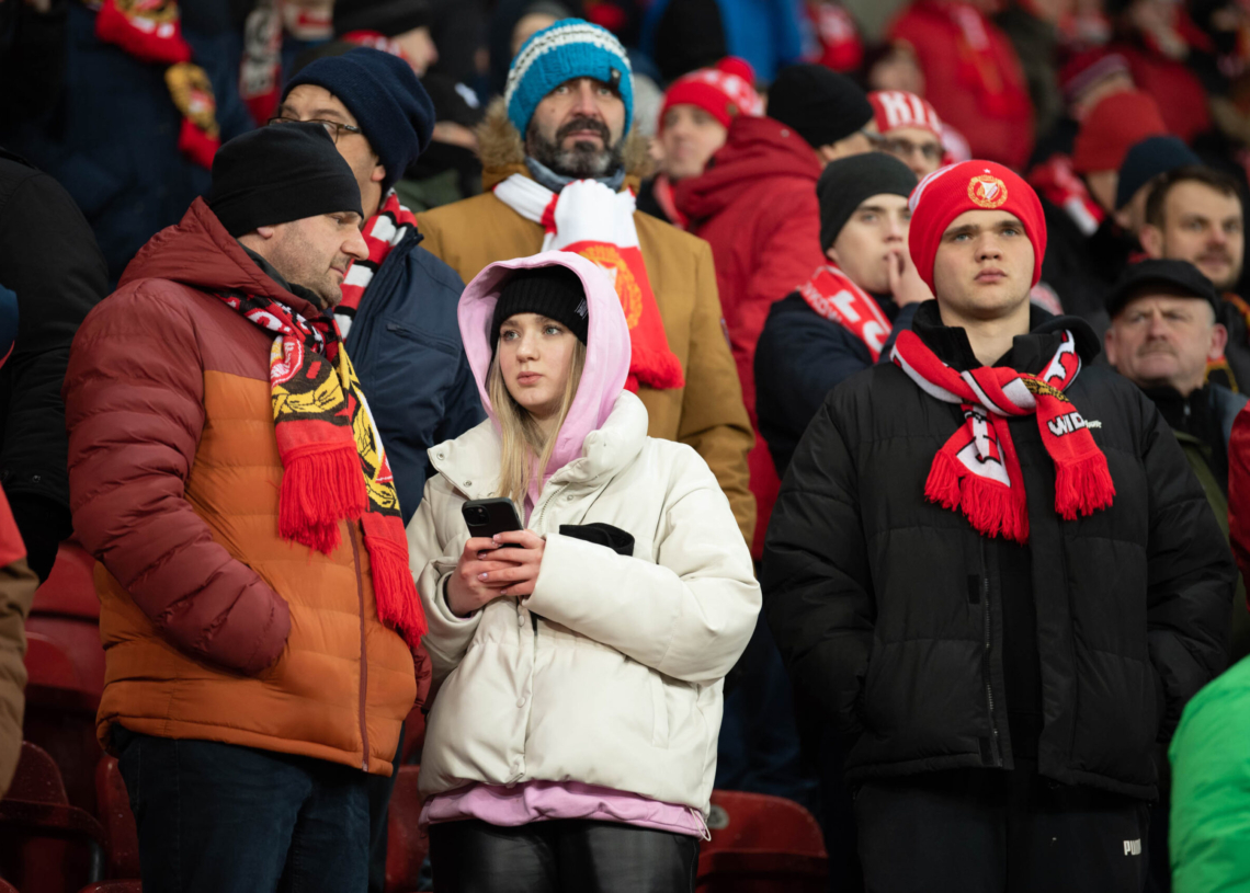 Doping kibiców w meczu Widzew Łódź - Jagiellonia Białystok