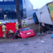 Śmiertelny wypadek pod Strykowem. Zderzenie dwóch pojazdów na skrzyżowaniu A2 z DK14 7 Śmiertelny wypadek pod Strykowem