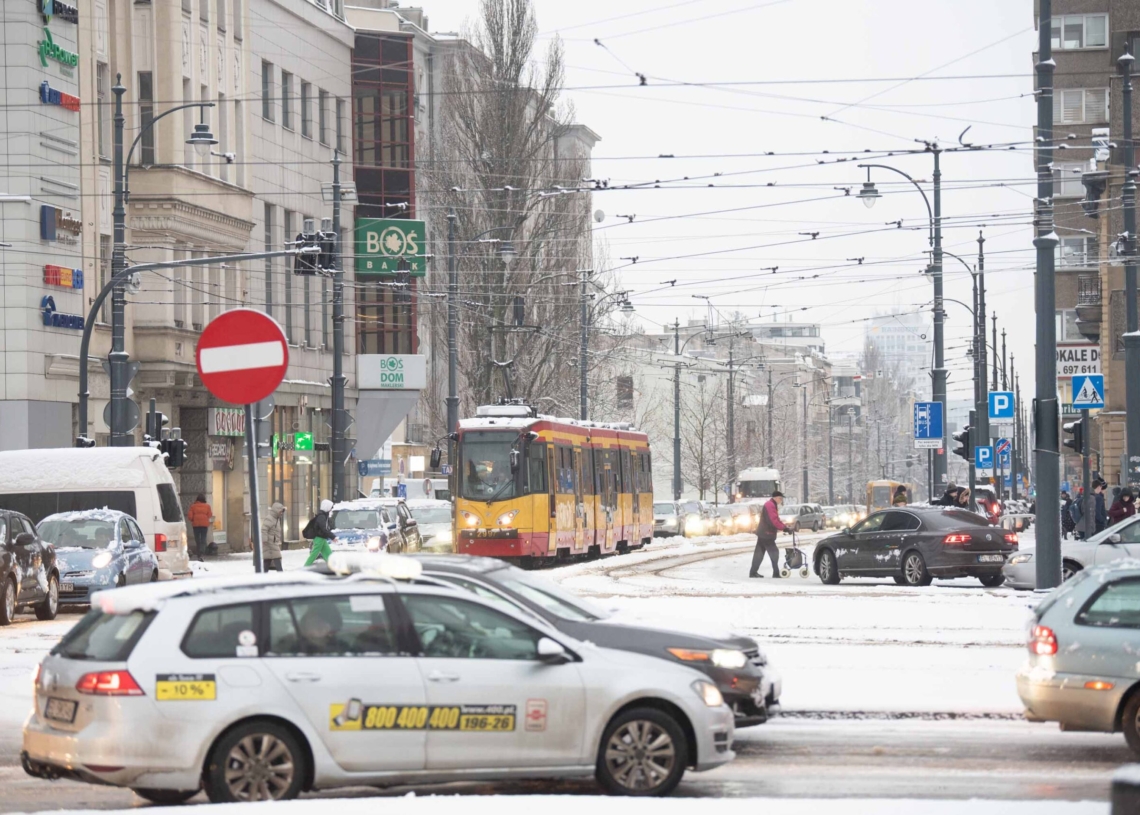 Zima w Łódzkiem - Łódź