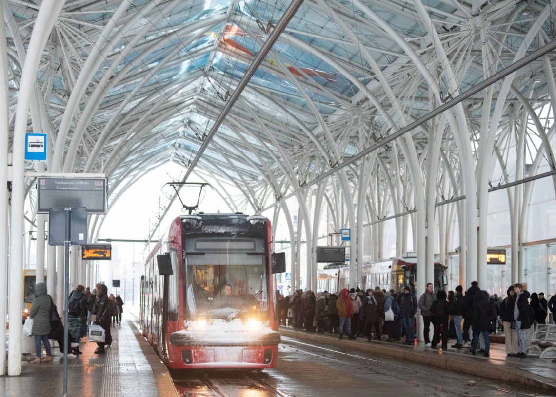 Zima w Łódzkiem - Łódź