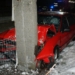 Audi rozbite na słupie w Daszynie