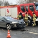 Wypadek na skrzyżowaniu Narutowicza i Konstytucyjnej w Łodzi