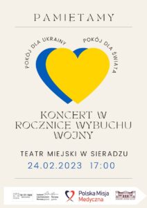 Pokój dla Ukrainy, pokój dla świata - koncert w Sieradzu