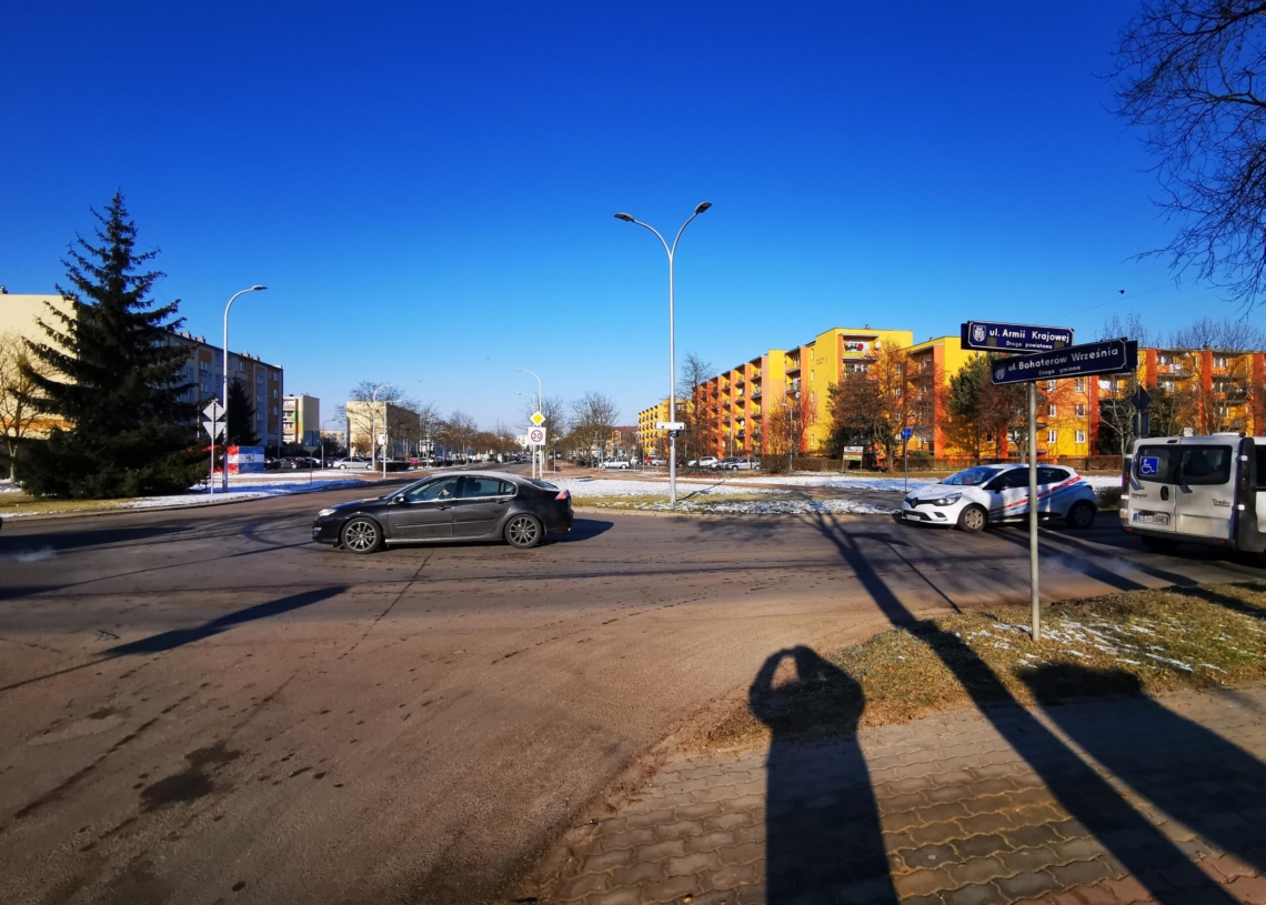 U zbiegu Bohaterów Września i Armii Krajowej w Sieradzu powstanie rondo