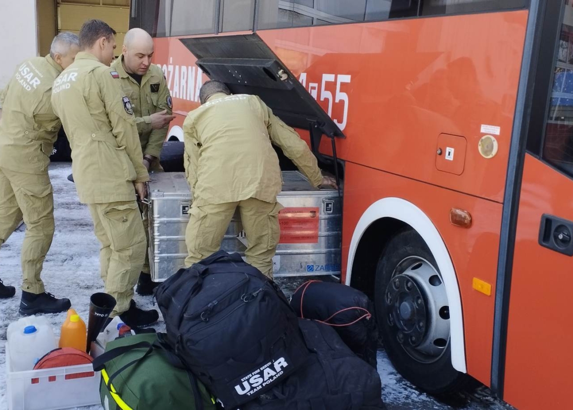 Trzęsienie ziemi w Turcji i Syrii. Pomoc łódzkich strażaków