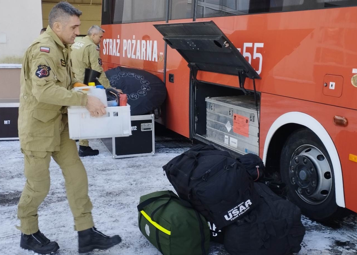 Trzęsienie ziemi w Turcji i Syrii. Pomoc łódzkich strażaków