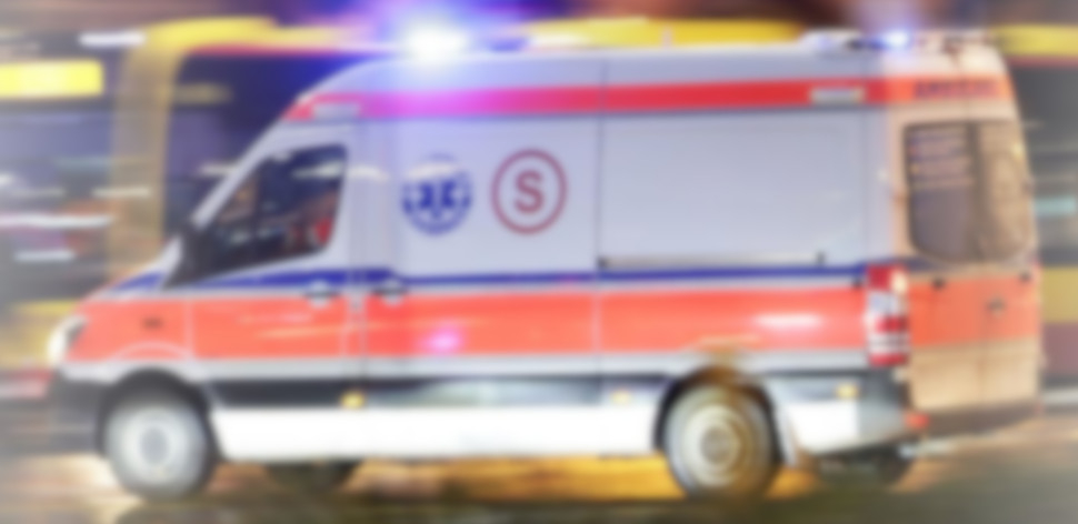 Wpadł do kanału samochodowego - wypadek w Zgierzu