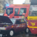 Wypadek na Zachodniej w Łodzi. Zderzenie osobówki z tramwajem linii 7 6 Wypadek na Zachodniej