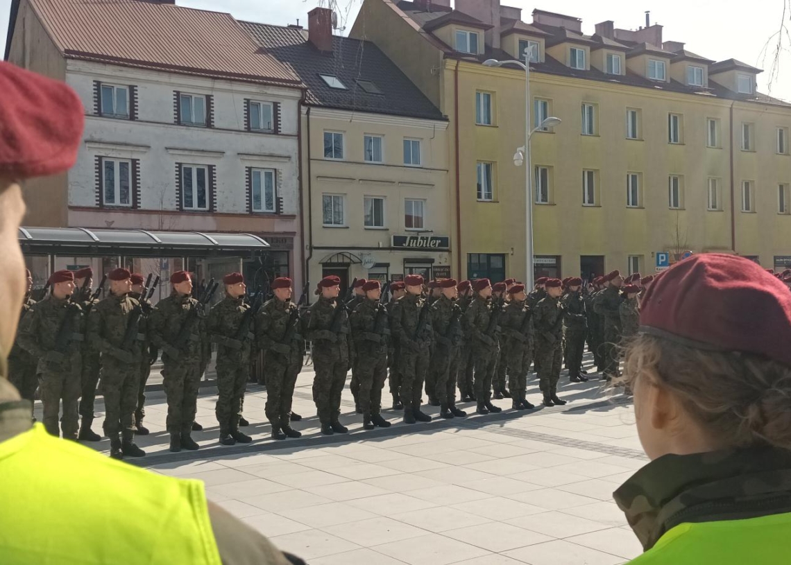 Przysięga wojskowa w Rawie Mazowieckiej