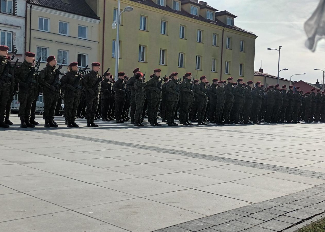 Przysięga wojskowa w Rawie Mazowieckiej