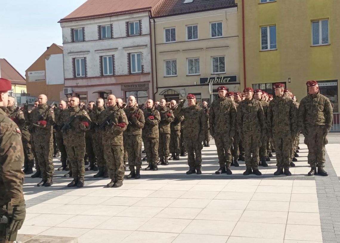 Przysięga wojskowa w Rawie Mazowieckiej