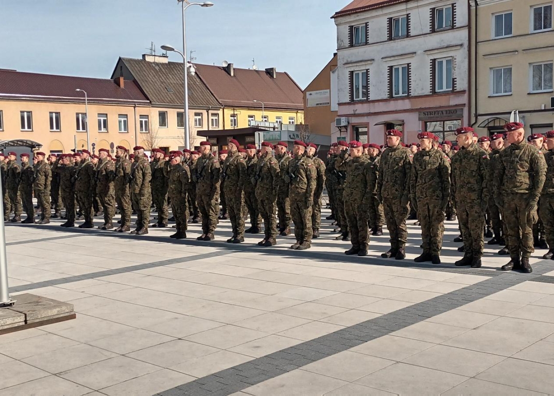 Przysięga wojskowa w Rawie Mazowieckiej