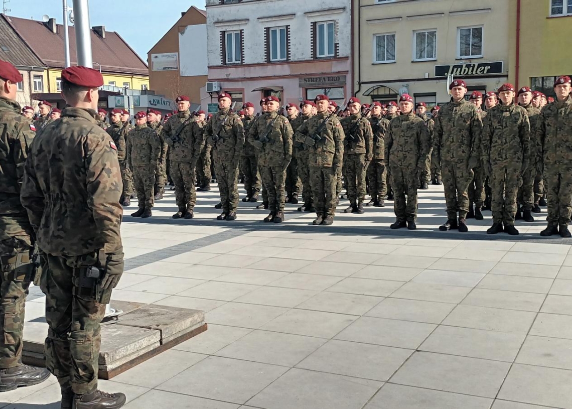 Przysięga wojskowa w Rawie Mazowieckiej