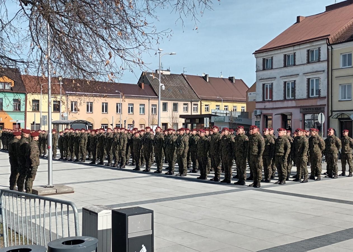 Przysięga wojskowa w Rawie Mazowieckiej