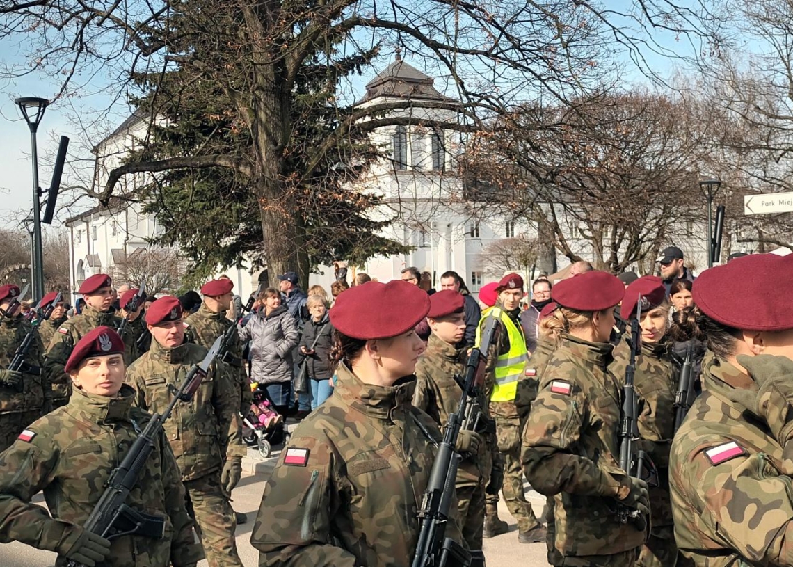 Przysięga wojskowa w Rawie Mazowieckiej