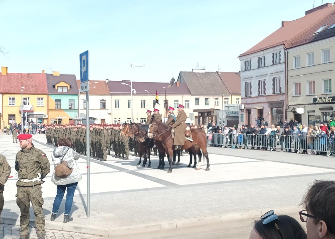 Przysięga wojskowa w Rawie Mazowieckiej