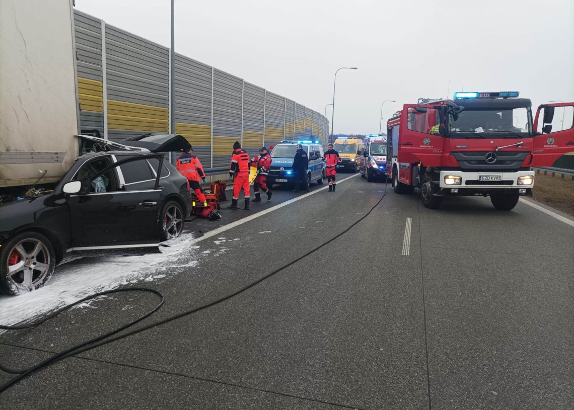 Wypadek na S8
