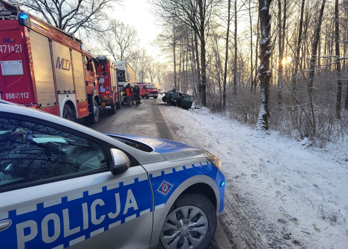 Wypadek na DK48
