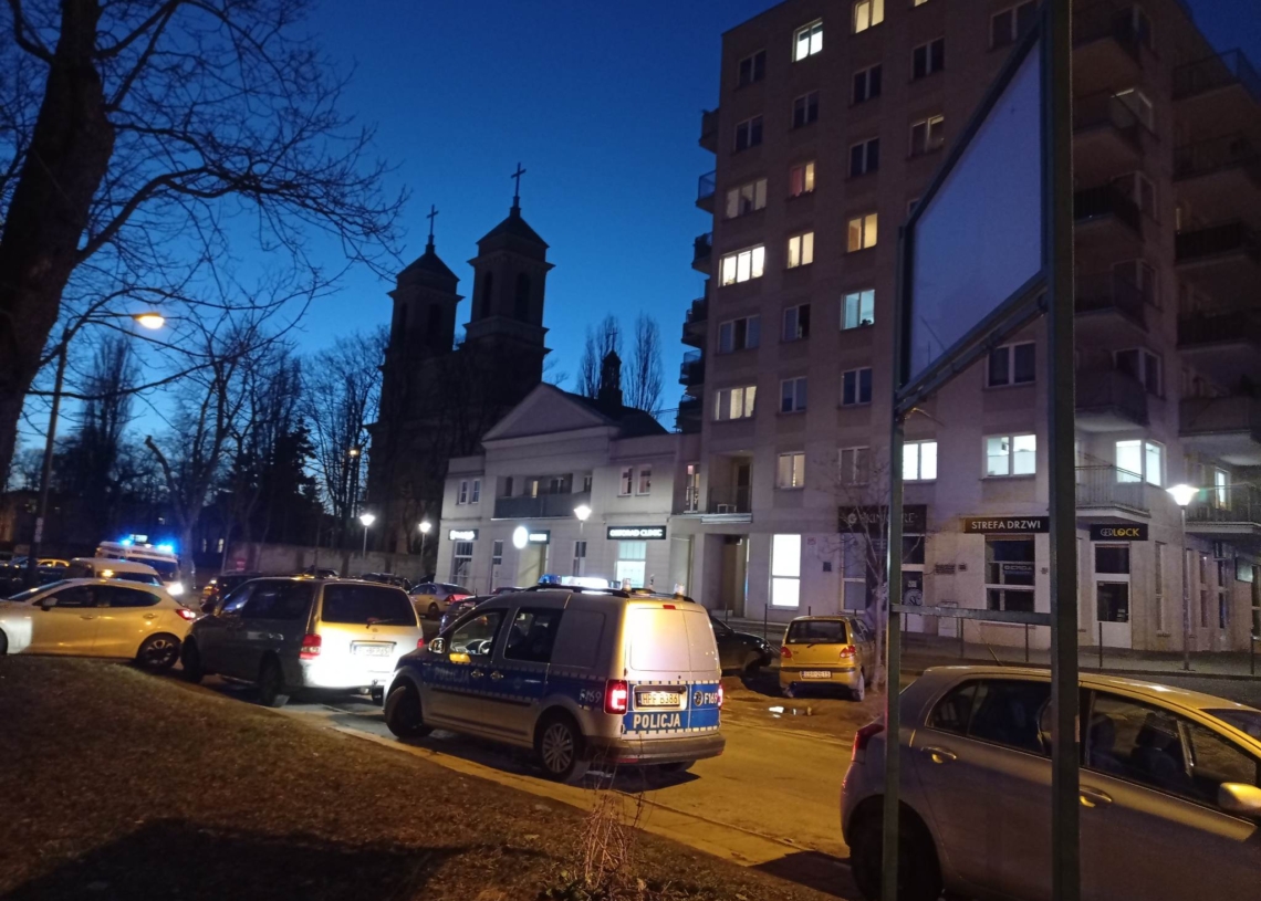 Pożar w bloku przy Kazimierza w Łodzi