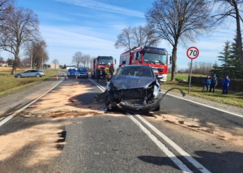 Utrudnienia po wypadku na DK12 w Prymusowej Woli