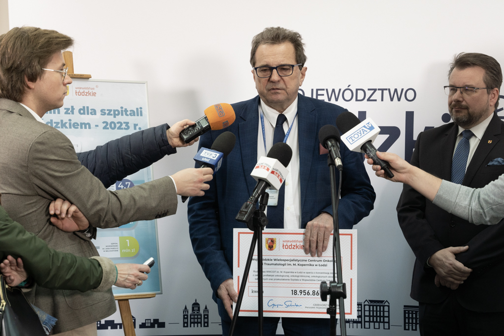 56 mln zł z budżetu województwa trafi do szpitali w Łódzkiem