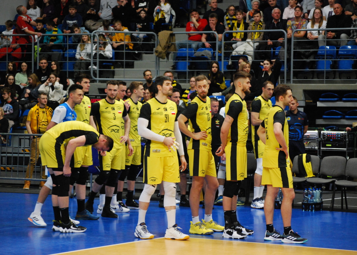 Półfinał Pucharu CEV 2022/23: PGE Skra Bełchatów – Valsa Group Modena 2:3. W finale zagrają Włosi [ZDJĘCIA]