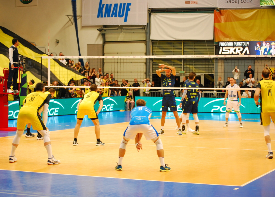 Półfinał Pucharu CEV 2022/23: PGE Skra Bełchatów – Valsa Group Modena 2:3. W finale zagrają Włosi [ZDJĘCIA]