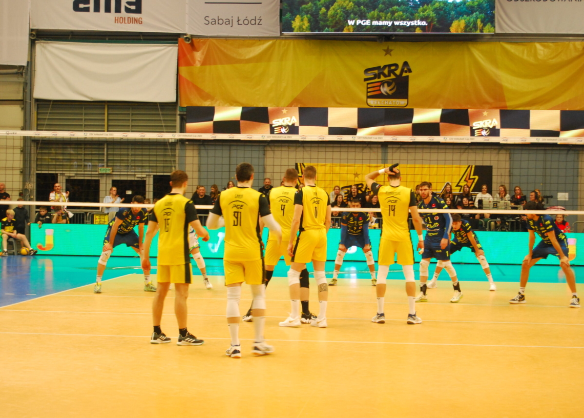 Półfinał Pucharu CEV 2022/23: PGE Skra Bełchatów – Valsa Group Modena 2:3. W finale zagrają Włosi [ZDJĘCIA]