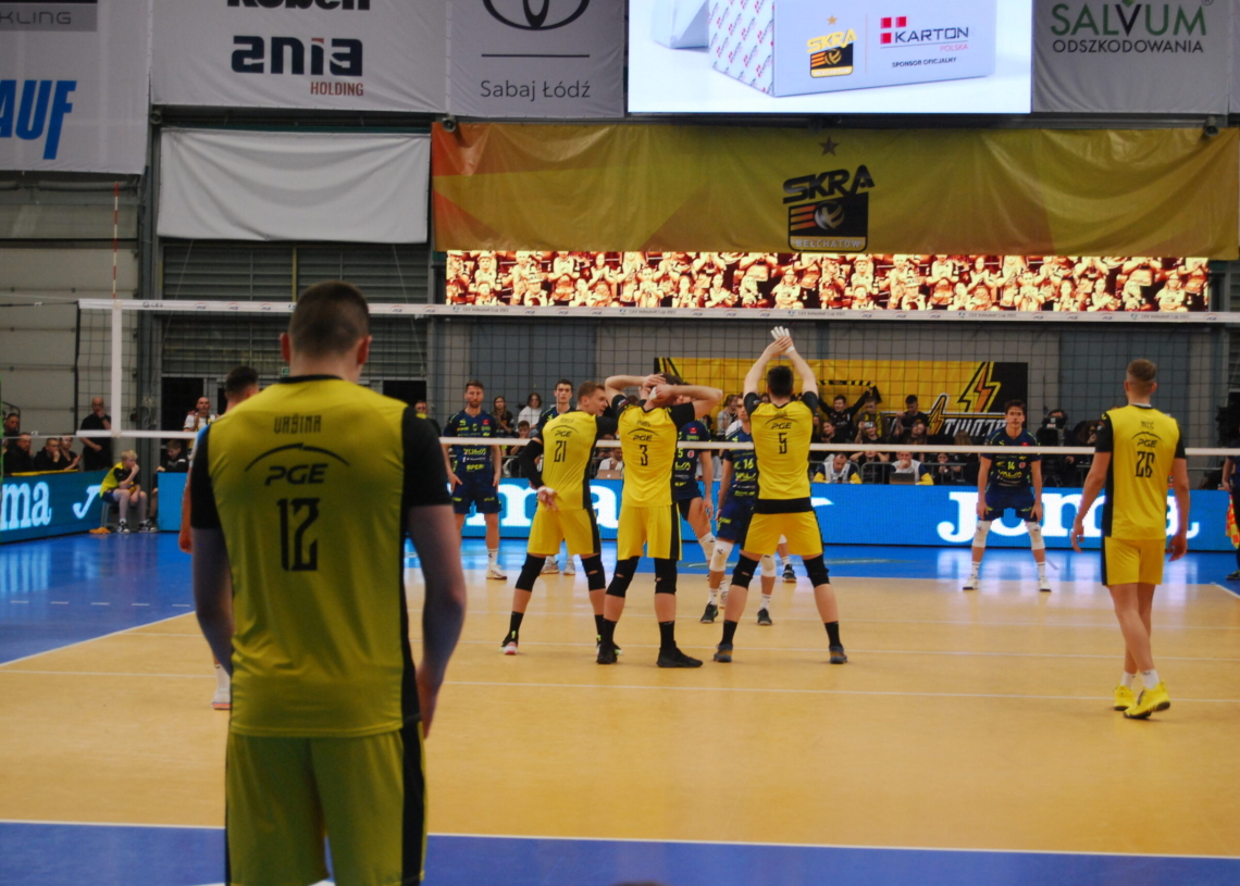 Półfinał Pucharu CEV 2022/23: PGE Skra Bełchatów – Valsa Group Modena 2:3. W finale zagrają Włosi [ZDJĘCIA]