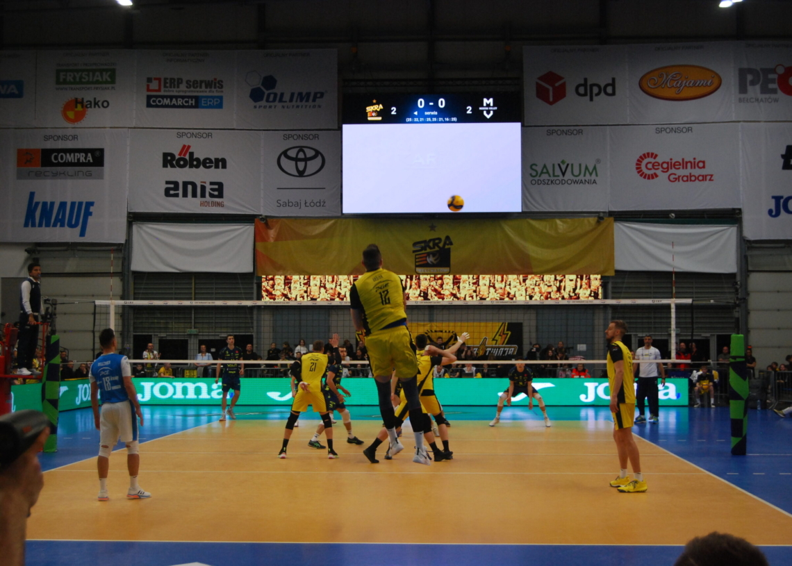 Półfinał Pucharu CEV 2022/23: PGE Skra Bełchatów – Valsa Group Modena 2:3. W finale zagrają Włosi [ZDJĘCIA]