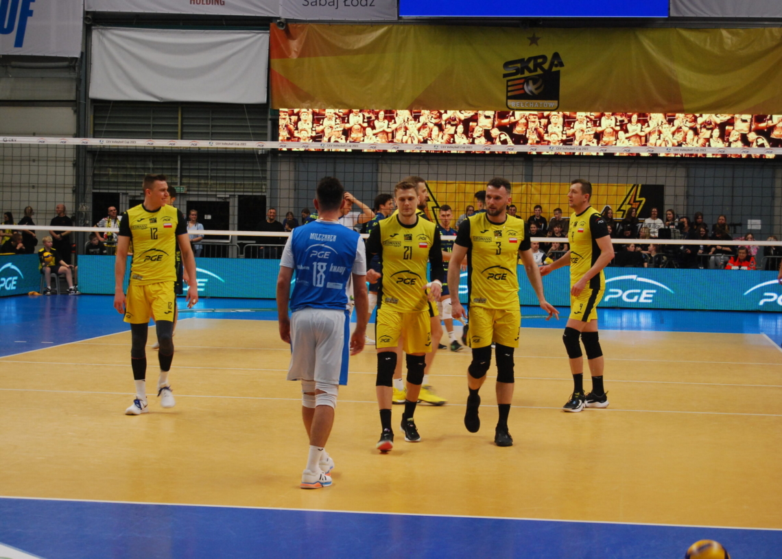 Półfinał Pucharu CEV 2022/23: PGE Skra Bełchatów – Valsa Group Modena 2:3. W finale zagrają Włosi [ZDJĘCIA]